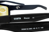 Costa Del Mar Rincon Black Sunrise Silver 580 Plastic lens New