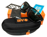 Spy Optic Arcylon polarized sunglasses matte black Happy Gray Green Lens NEW