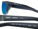 Costa Del Mar Ocearch Broadbill Matte Fog Gray Blue Mirror 580 Glass Polarized Lens