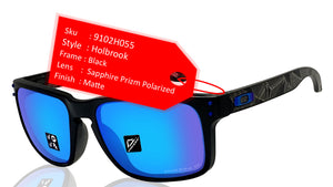 Oakley Holbrook Black Sapphire Prizm Polarized Lens Sunglasses