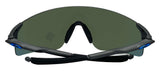 Oakley Evzero Blades Steel Frame Prizm Sapphire Lens Sunglasses
