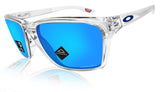Oakley Sylas Polished Clear Frame Prizm Sapphire Lens Sunglasses 0OO9448