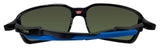 Oakley Siphon Polished Black Frame Prizm Sapphire Lens Sunglasses 0OO9429