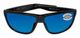 Costa Del Mar Rincondo Black Blue Mirror 580 Glass Lens Sunglasses