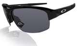 Oakley Mercenary Polished Black Frame Prizm Grey Lens Sunglasses 0OO9424