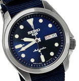 Seiko 5 Sports Automatic Blue Day Date Dial Nylon Band SRPE63