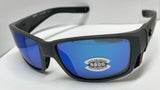 Costa Del Mar TUNA ALLEY PRO sunglasses Gray frame Blue mirror glass 580G lens
