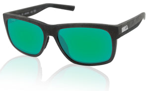 Costa Del Mar Baffin Net Gray Frame Green Mirror 580G Glass Polarized Lens