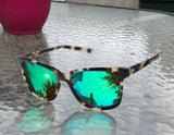 Costa Del Mar May Shiny Tiger Cowrie Green Mirror 580G Glass Polarized Lens