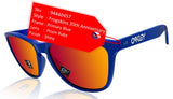 Oakley Frogskins 35th Anniversary Primary Blue Prizm Ruby Sunglasses 0OO9444