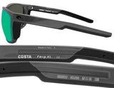 Costa Del Mar Ferg Xl Gray Green Mirror 580 Glass Lens Sunglasses