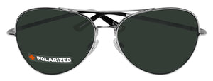 Spy Optic Whistler polarized sunglasses silver frame HD + Gray Green Lens new
