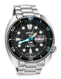 Seiko Prospex Padi SRPG19 Automatic Diver Black Date Dial Silver Steel Bracelet Watch