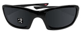 Oakley Fives Squared Polished Black Iridium Polarized Lens Sunglasses