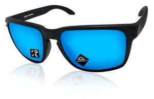 Oakley Holbrook XL sunglasses black frame Sapphire Prizm Polarized  OO9417-2159