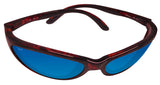 Costa Del Mar Fathom Tortoise Frame Blue Mirror 580P Plastic Polarized Lens