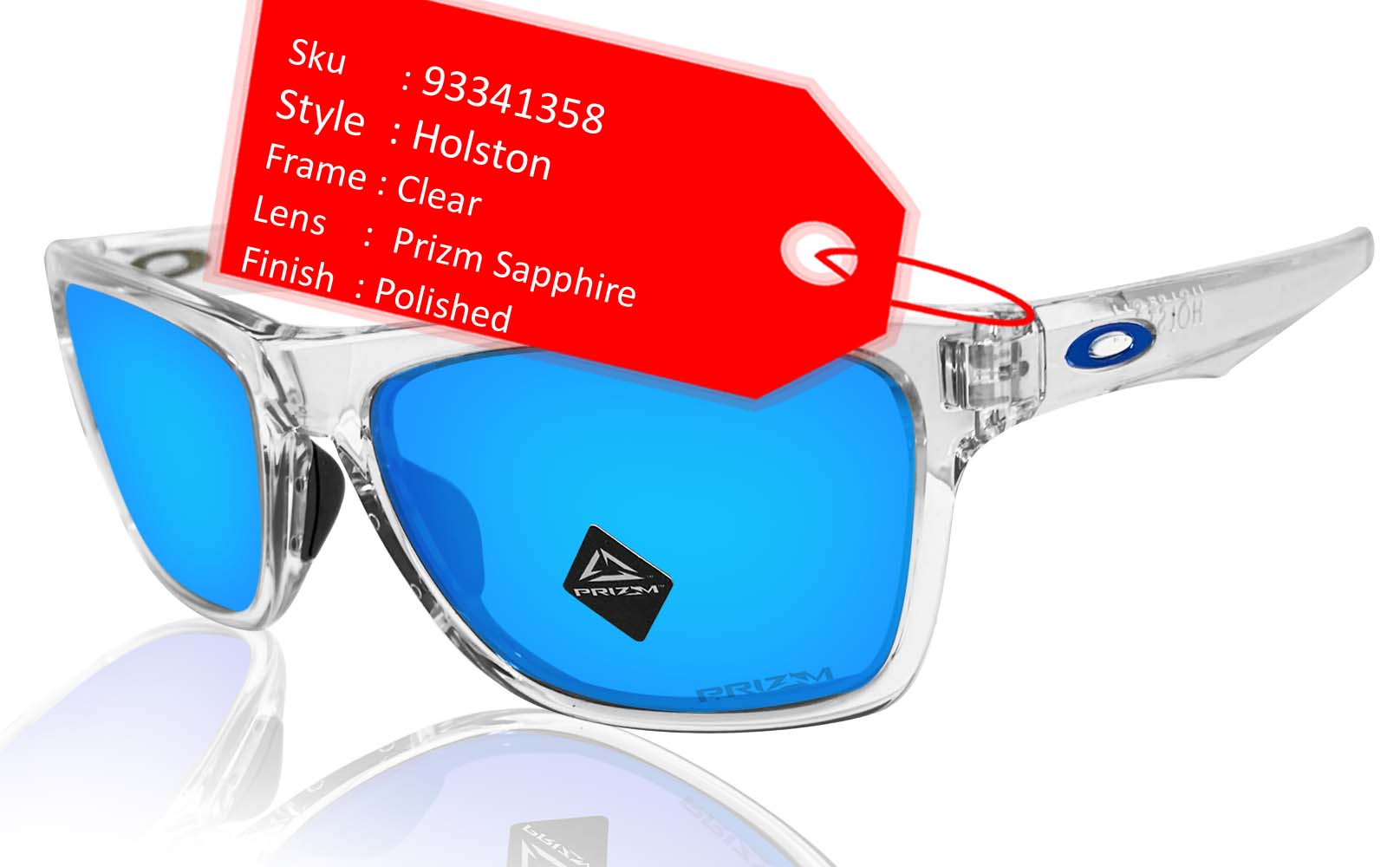 Oakley Holston Clear Prizm Sapphire Lens Sunglasses – sasy420