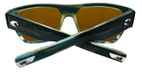 Costa Del Mar Sampan matte reef frame green mirror 580 plastic lens