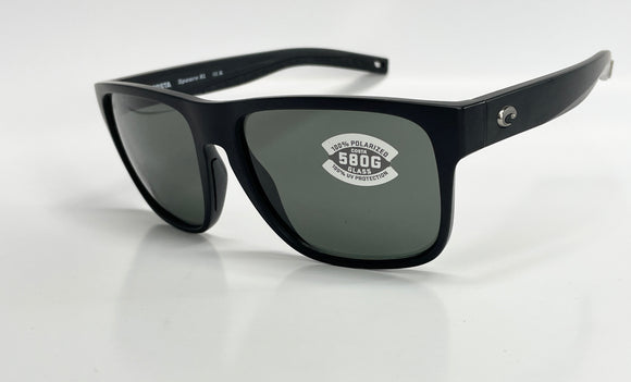 Costa Del Mar Sunglasses Spearo XL Black frame Gray 580G polarized Glass Lens