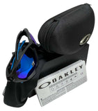 Oakley Plazma Matte Black Prizm Sapphire Polarized Lens Sunglasses