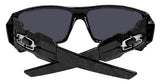 Oakley Oil Rig Black Silver Ghost Text Black Iridium Lens Sunglasses 0OO9081