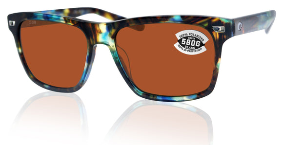 Costa Del Mar sunglasses Aransas Tortoise Copper 580G Glass Polarized Lens
