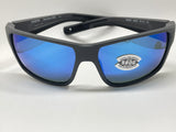 Costa Del Mar Reefton Pro sunglasses matte gray frame blue mirror 580G glass lens