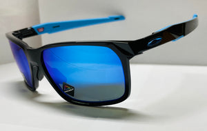 Oakley Portal X polished Black frame Prizm Sapphire Blue lens OO9460