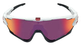 Oakley Jawbreaker sunglasses black white frame Prizm Road lens NEW 009290-05