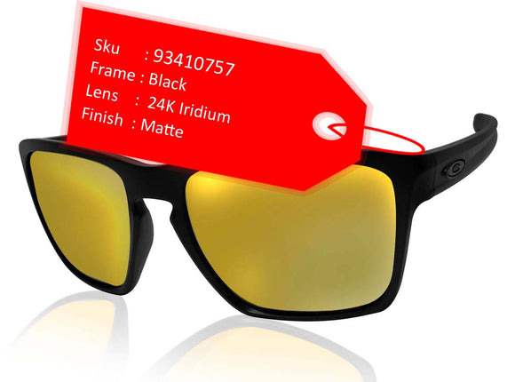 Oakley Sliver XL sunglasses matte black frame 24K Iridium Lens Authentic 93410757