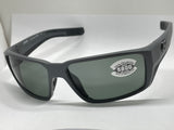 Costa Del Mar Sunglasses Fantail Pro Gray frame Mirror 580G Glass Lens