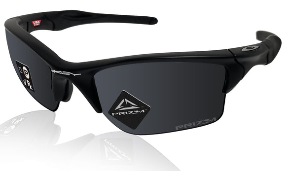 Oakley Half Jacket XL Matte Black Frame Prizm Black Lens Sunglasses 0OO9154
