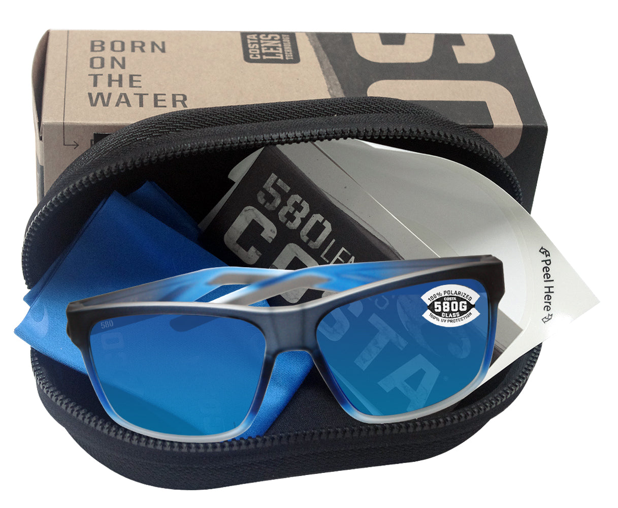 Costa Del Mar Slack Tide Bahama Blue Fade Blue Mirror 580G Glass