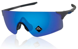 Oakley Evzero Blades Steel Frame Prizm Sapphire Lens Sunglasses