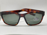 Costa Del Mar Paunch sunglasses Tortoise frame gray 580G glass lens