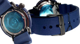 Seiko Prospex SNE533 Solar Diver Blue Date Dial Silicone Band Watch New