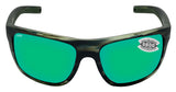 Costa Del Mar sunglasses Broadbill Matte Reef Green Mirror 580 Glass Polarized Lens