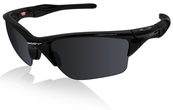 Oakley Half Jacket XL Black Frame Black Iridium Lens Sunglasses 0OO9154