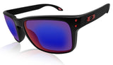 Oakley Holbrook Matte Black Frame +Red Iridium Lens Sunglasses 0OO9102