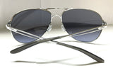 Oakley Caveat Polished Chrome Frame Grey Lens Sunglasses New OO4054