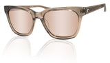 Costa Del Mar Coquina Shiny Taupe Crystal Copper Silver Mirror 580 Glass Lens