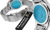 Seiko Prospex Padi SNE549 Solar Diver Blue Date Dial Silver Steel Bracelet Watch