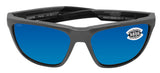 Costa Del Mar Ferg Gray Blue Mirror 580 Glass Lens Sunglasses