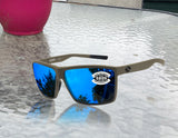 Costa Del Mar Rincon Matte Moss Frame Blue Mirror 580G Glass Polarized Lens New