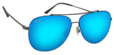 Maui Jim B789-02S Cinder Cone Dark Gunmetal Frame Blue Hawaii Lens Sunglasses