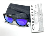 Oakley Hold out women sunglasses black frame violet polarized lens