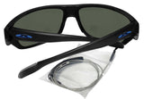 Oakley Split Shot Black Prizm Deep Water Polarized Lens Sunglasses 0OO9416