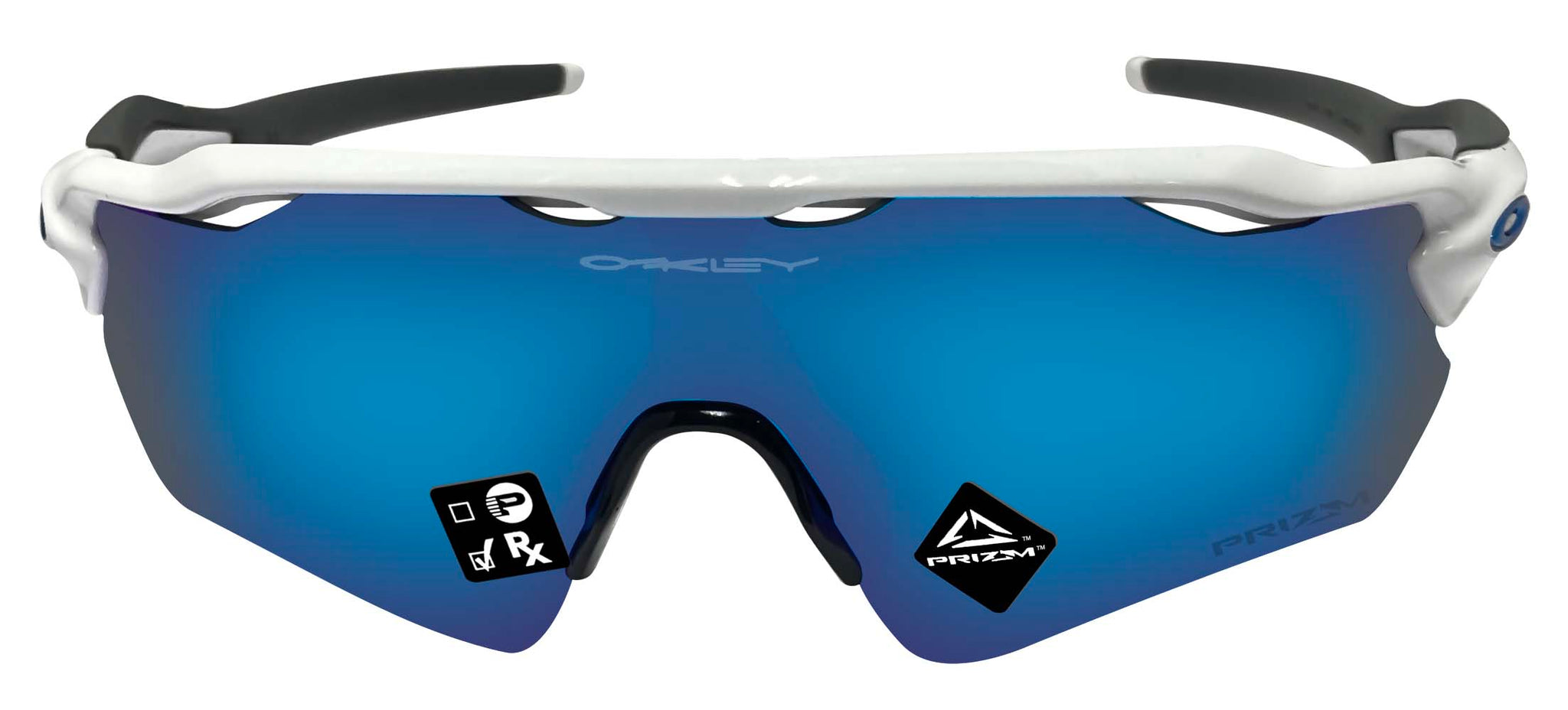 Oakley Radar EV Path sunglasses white Prizm Sapphire lens 