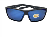 Costa Del Mar sunglasses Rincon matte black blue mirror 580 plastic lens
