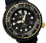 Seiko Prospex SNE498 Solar Diver Black Date Dial Silicone Band Watch New